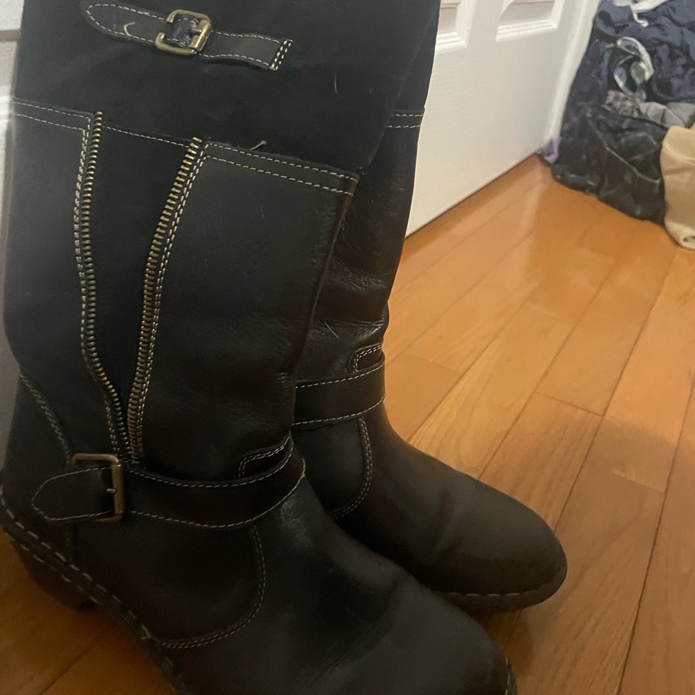 Black boots